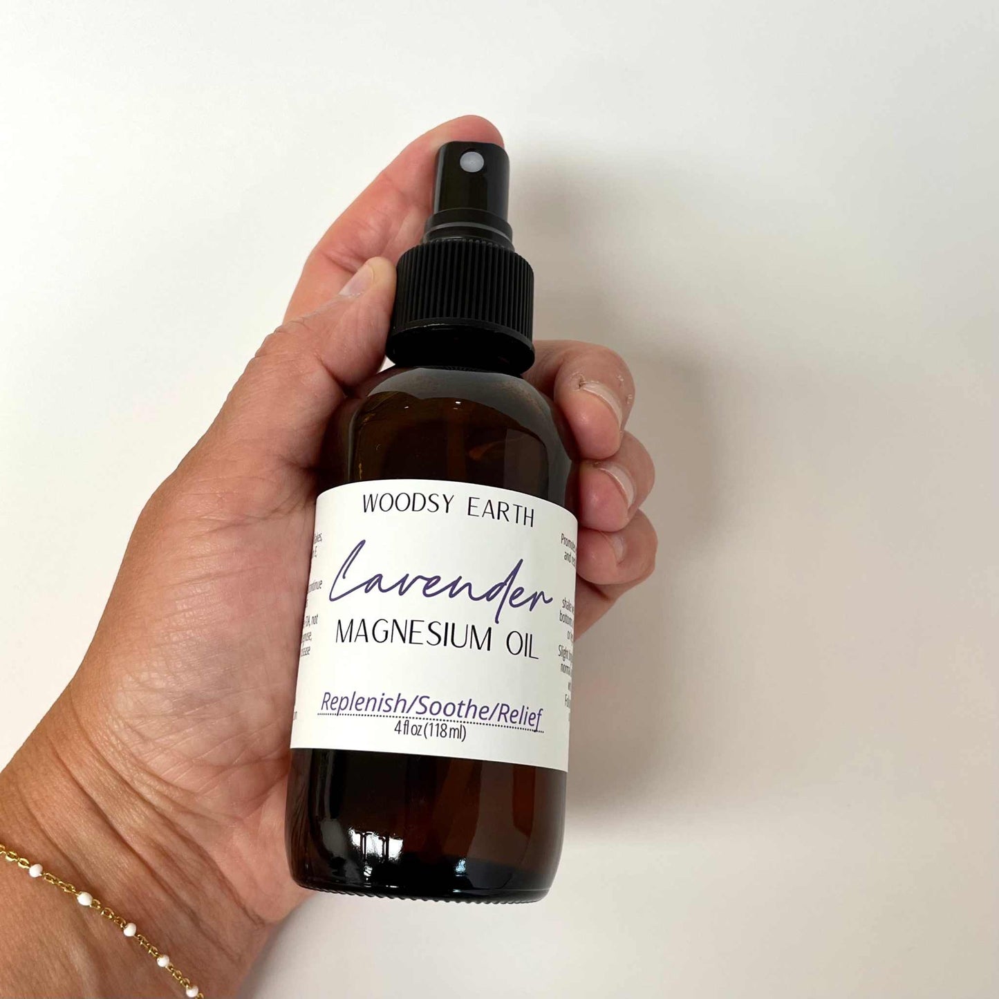 Magnesium Oil Spray bottles in lavender and unscented varieties for gentle daily skin care