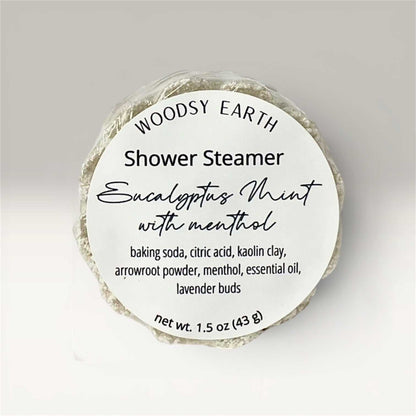 Eucalyptus Mint & Menthol Revitalizing Shower Steamer – Natural Aromatherapy for Sinus Relief