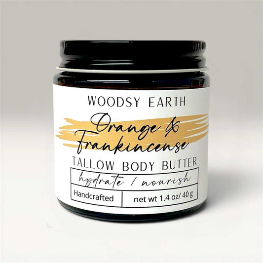Orange & Frankincense Body Butter – Whipped Tallow