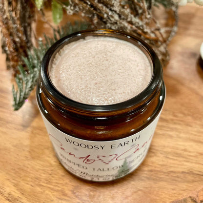 Candy Cane Tallow Body Scrub