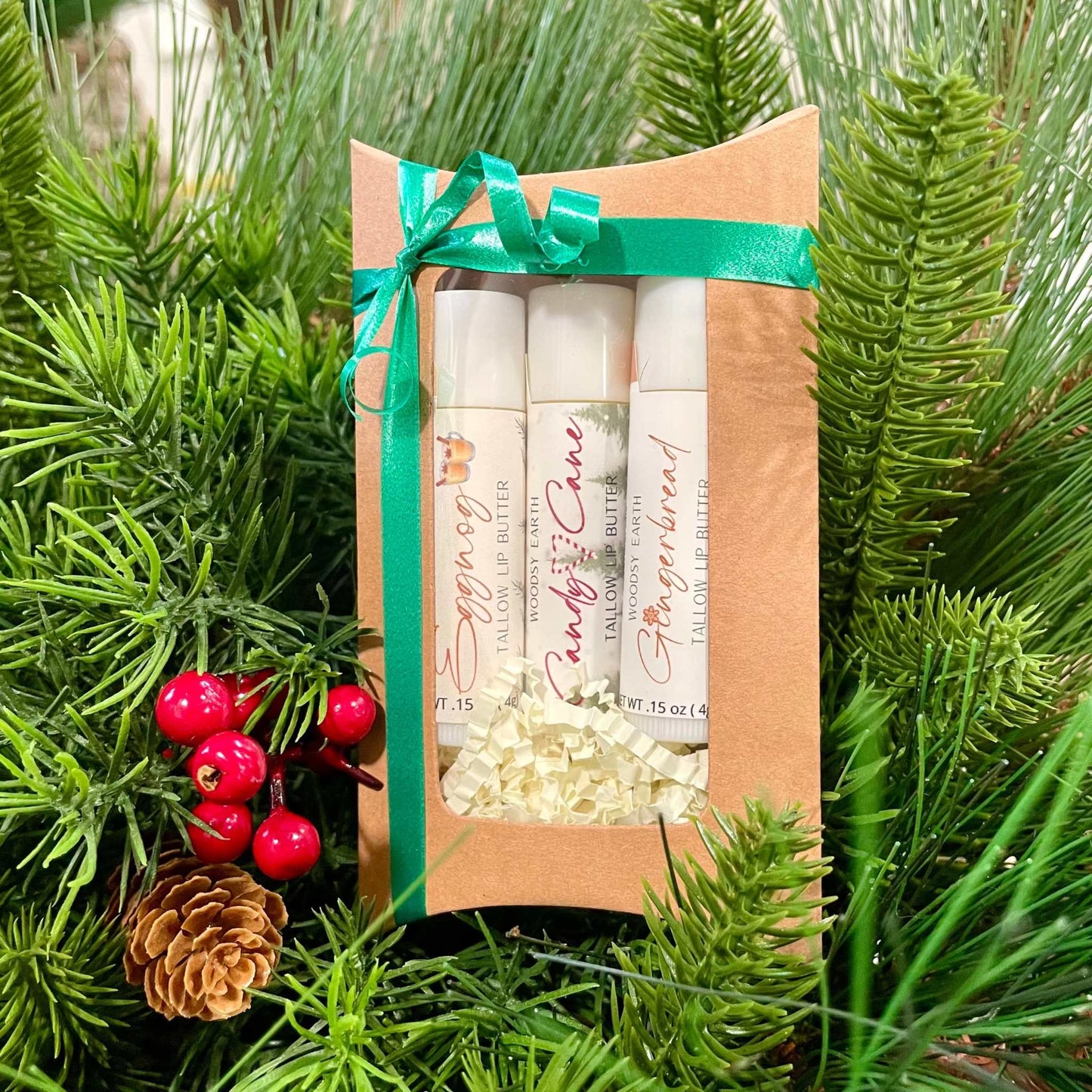 Holiday Lip Butter Trio|Stocking Stuffer| Gift Set