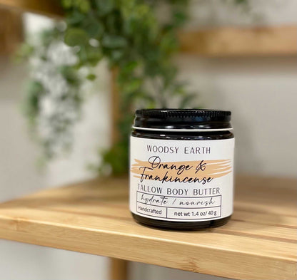 Orange & Frankincense Body Butter – Whipped Tallow