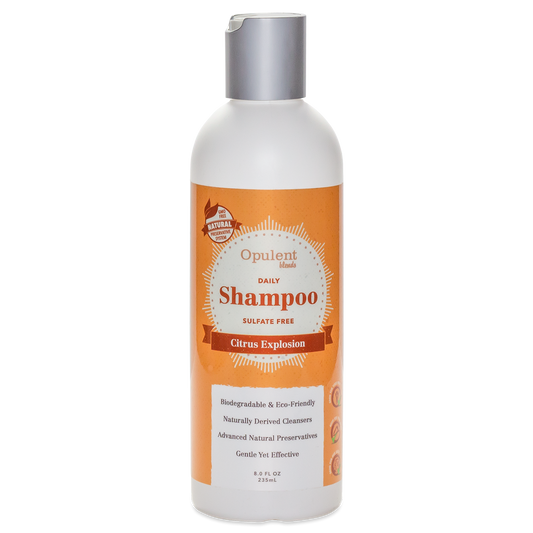 All Natural Citrus Explosion Shampoo by Opulent Blends, 8 fl oz, eco-friendly.