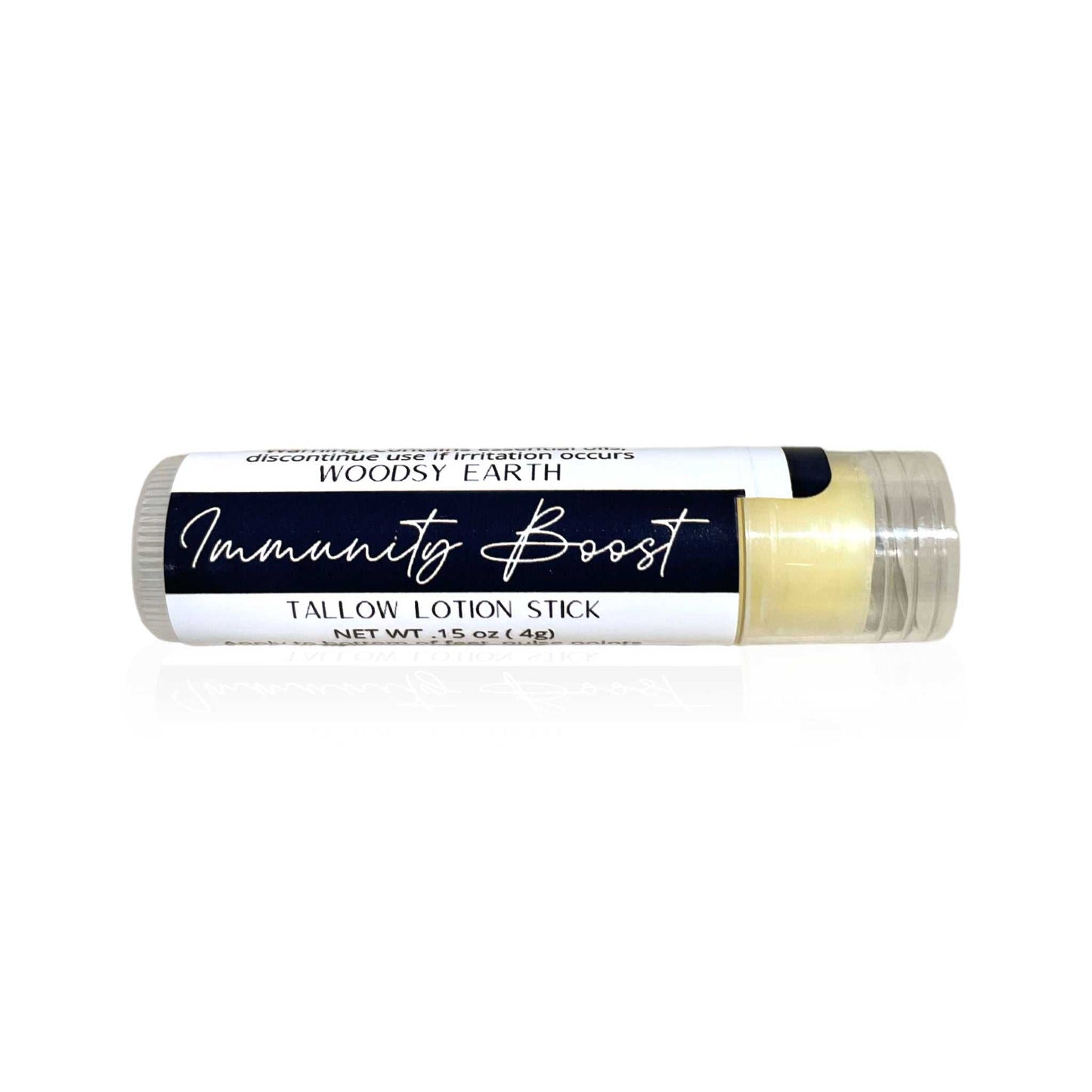 Immunity Boost Tallow Lotion Stick with antimicrobial properties and antioxidants.