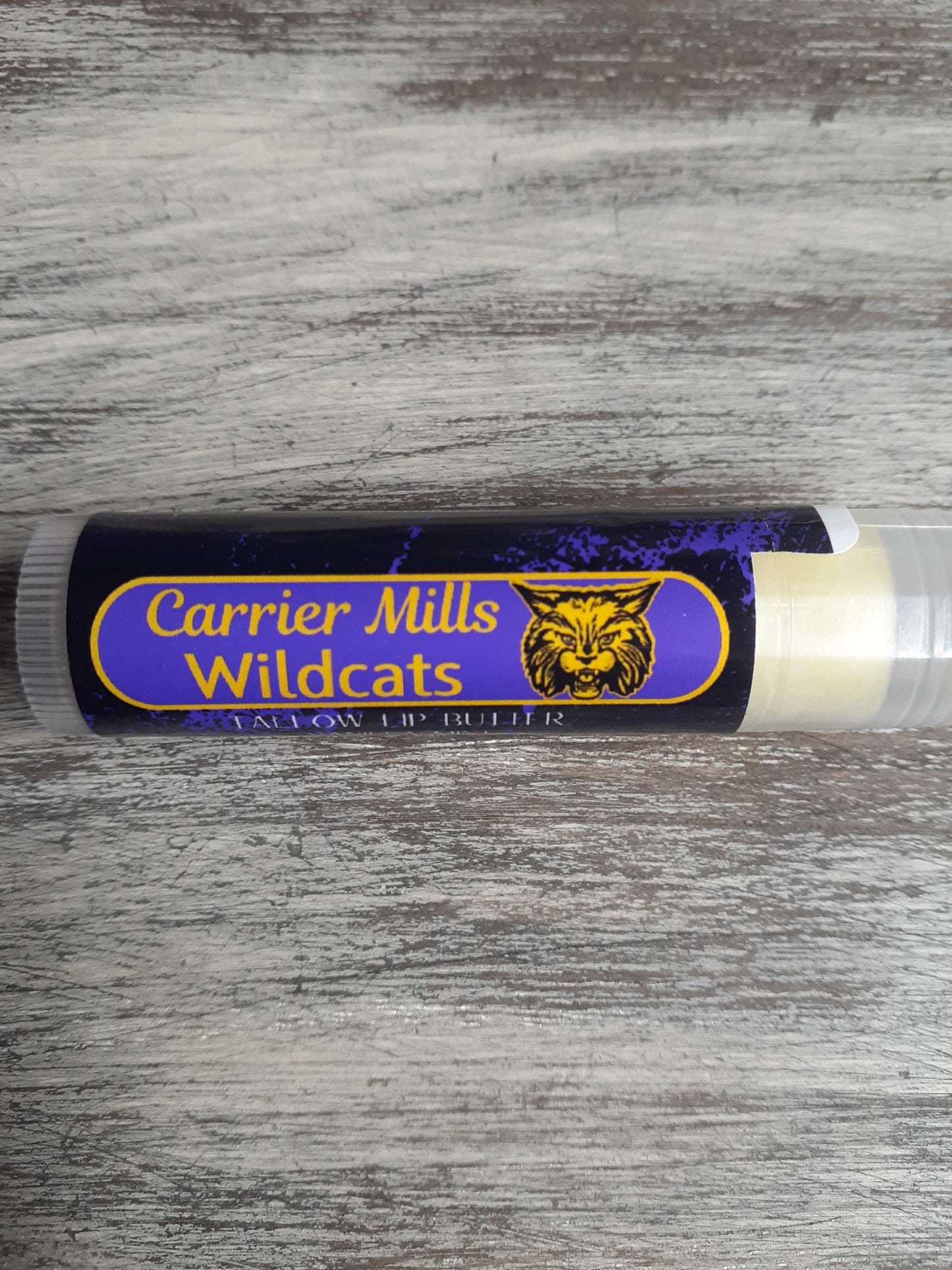 Lip Butter - Show your school spirit with Customized Vanilla Mint Scented Lip Balm.